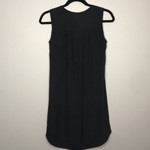 H&M long black semi sheer sleeveless top size 2 - Picture 6 of 7